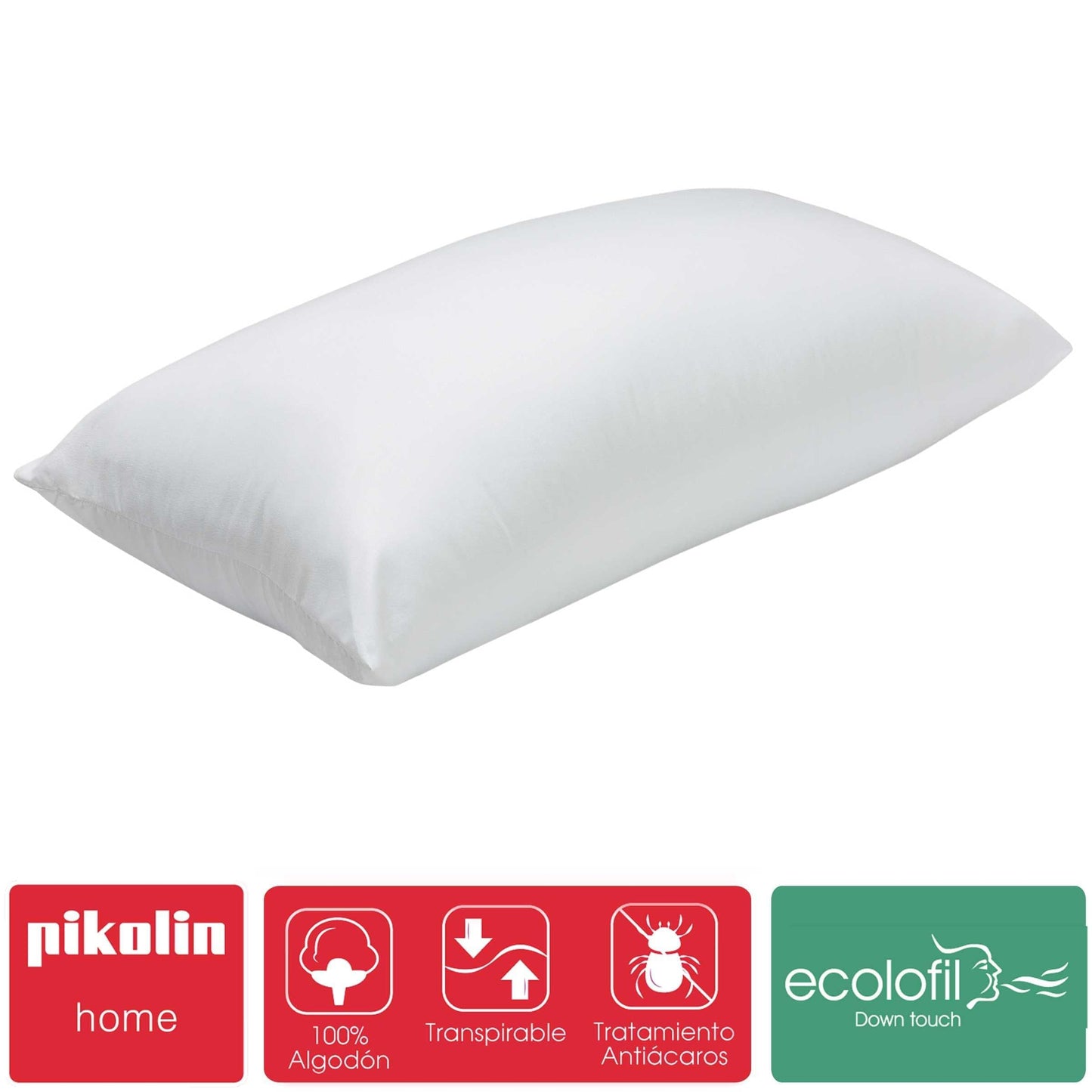 Almohada Fibra y Algodón Antiácaros - EuroAllergy