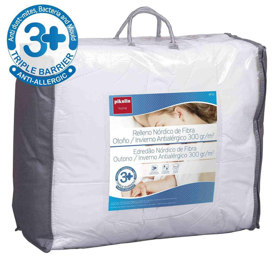 PIKOLIN HOME EDREDÓN RELLENO NÓRDICO DE FIBRA ANTIÁCAROS 300GR - EuroAllergy