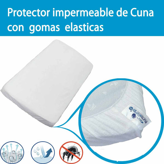 Protector Impermeable Transpirable para Colchón de Cuna