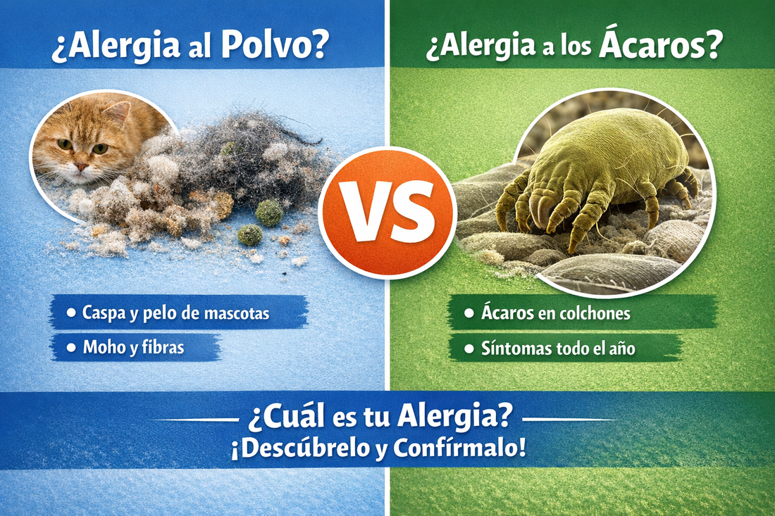 ¿Alergia al polvo o a los ácaros? 