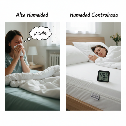 Humedad y alergia a los ácaros: cómo proteger tu hogar