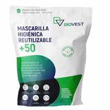 Mascarilla negra lavable y reutilizable